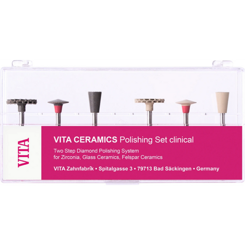 VITA CERAMICS Polishing clinical Set of 6 polishers