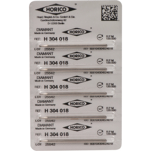 Diamond grinder H 304 Pack of 5 pieces HP, Figure 304, 0.8 mm, ISO 018