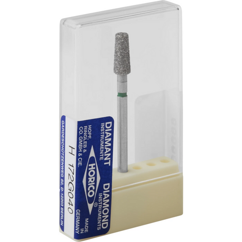 Diamond grinder H 172 Pack of 5 pieces green coarse, HP, figure 172, 9 mm, ISO 040