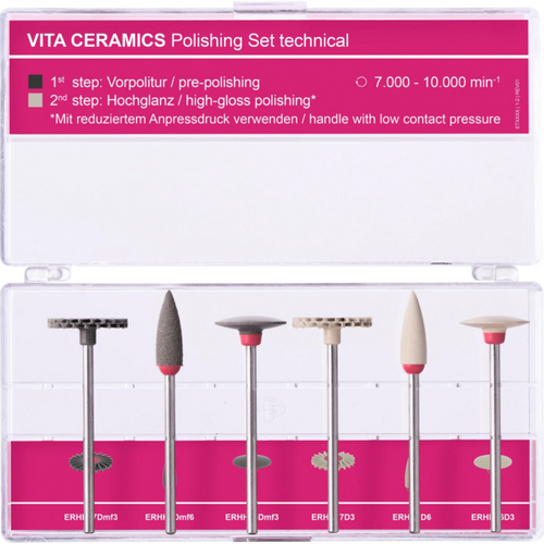 VITA CERAMICS Polishing technical Set of 6 polishers