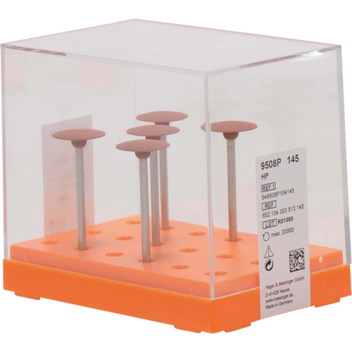 Universal polisher 9508 Pack of 5 pieces brown medium, HP, figure 303, 2.5 mm, ISO 145