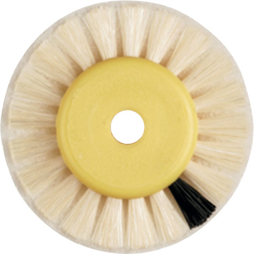 HATHO inlay brush Pack of 12 pieces 45 mm, 2-row, white