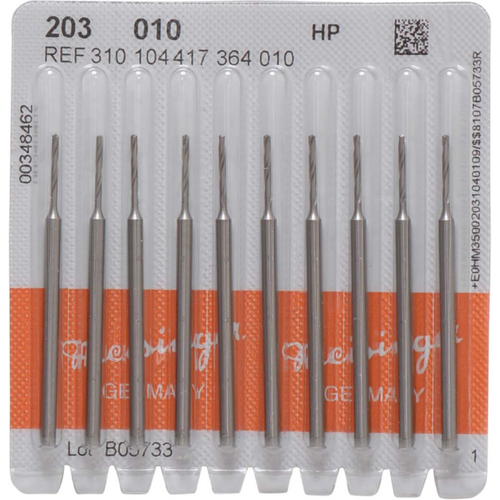 Twist drill 203 Pack of 10 pieces HP, figure 417, 9 mm, ISO 010