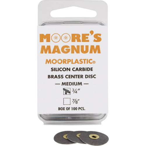 MAGNUM MOORPLASTIC washers Pack of 100 pieces silicon carbide pad, medium, Ø 19 mm