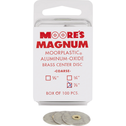 MAGNUM MOORPLASTIC washers Pack of 100 pieces aluminum oxide coating, coarse, Ø 22 mm