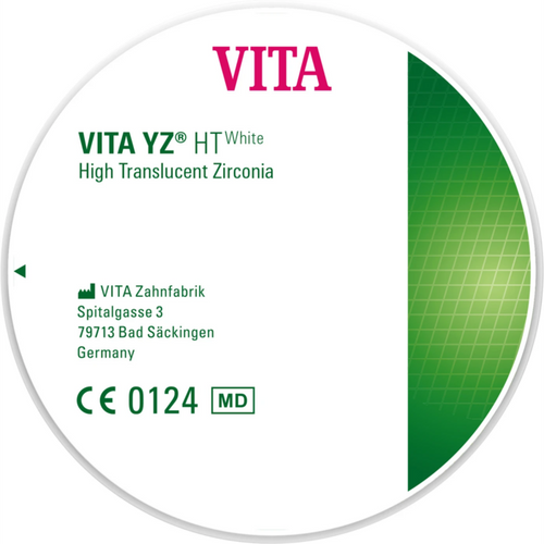 VITA YZ® HT White DISC piece Ø 98.4 mm, H 16 mm
