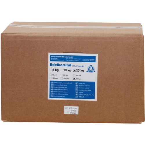 Aluminium oxide Carton 25 kg 250 μm