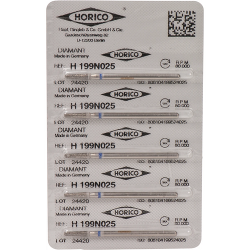 Diamond grinder H 199 Pack of 5 pieces blue normal, HP, figure 199, 10 mm, ISO 025