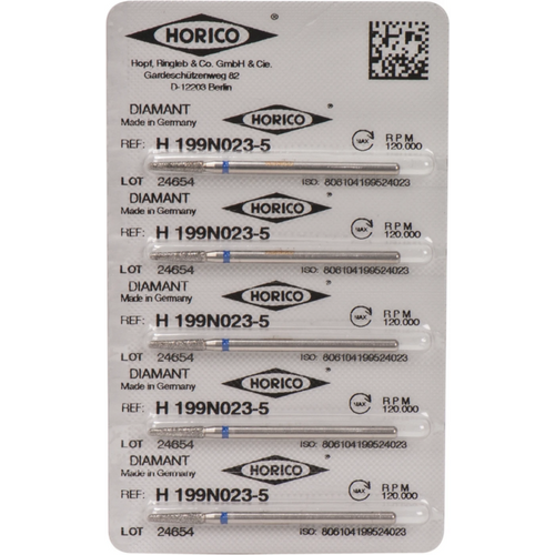 Diamond grinder H 199 Pack of 5 pieces blue normal, HP, figure 199, 10 mm, ISO 023