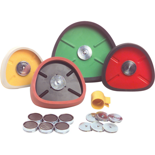 Base system Piece Molding plate normal, inner surface flat, red