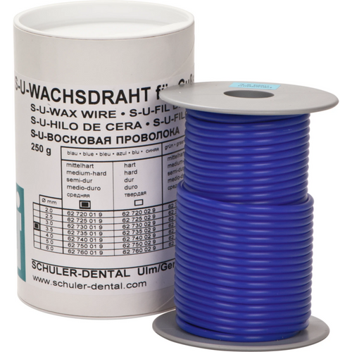 S-U WATCH WIRE Roll 250 g blue, Ø 3.5 mm, medium hard