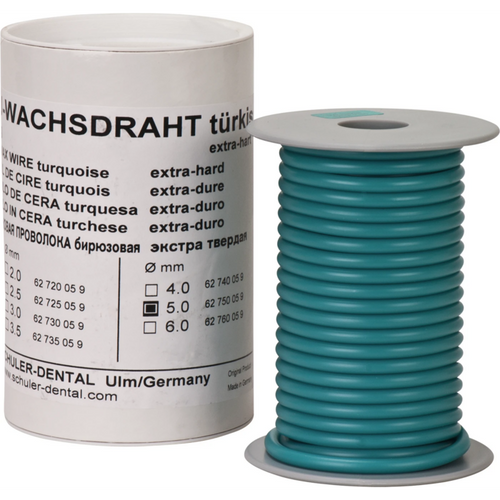 S-U WATCH WIRE Roll 250 g turquoise, Ø 5 mm, extra hard