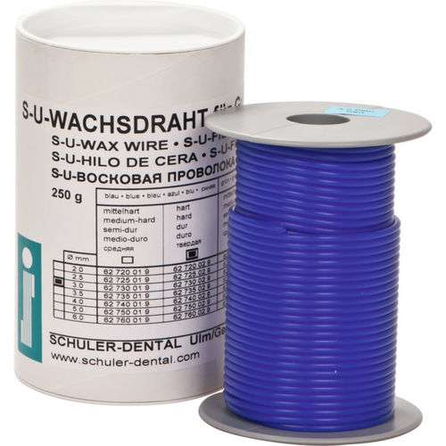 S-U WATCH WIRE Roll 250 g blue, Ø 3 mm, hard