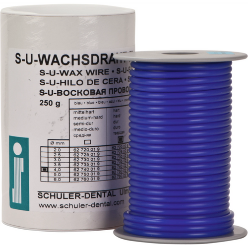 S-U WATCH WIRE Roll 250 g blue, Ø 4 mm, hard