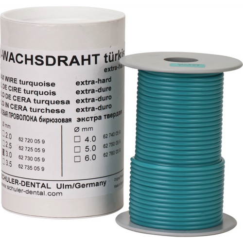 S-U WATCH WIRE Roll 250 g turquoise, Ø 3 mm, extra hard