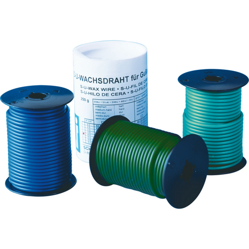 S-U WATCH WIRE Roll 250 g turquoise, Ø 4 mm, extra hard