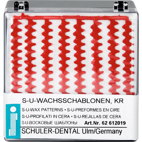 S-U WAX STENCILS Pack of 10 pieces comb retention