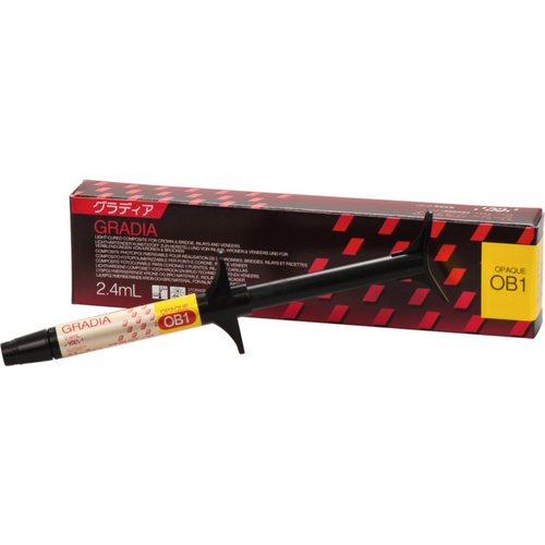 GC GRADIA® Syringe 2.4 ml paste opaque OB 1