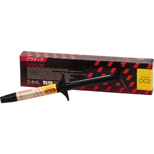 GC GRADIA® Syringe 2.4 ml paste opaque OC 2