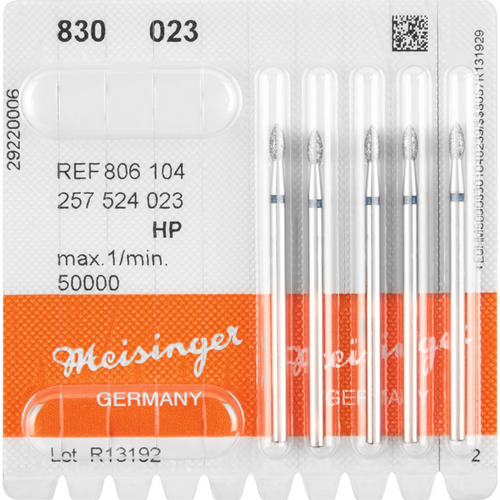 Diamonds 830 Pack of 5 pieces blue medium, HP, figure 257 pear, 5 mm, ISO 023