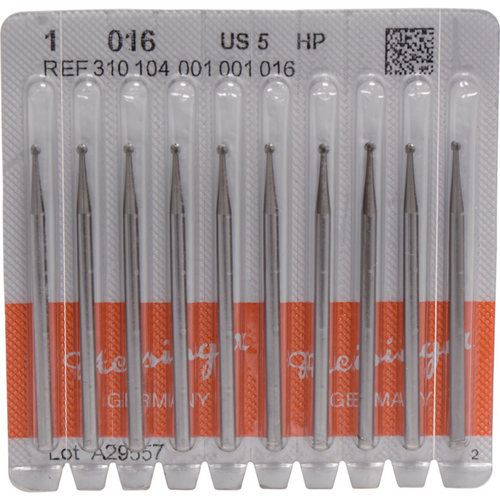 Steel drill 1 Pack of 10 pieces HP, figure 001, ISO 016