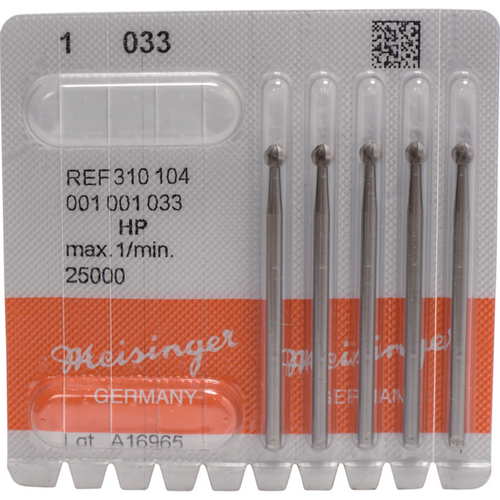 Steel drill 1 Pack of 10 pieces HP, figure 001, ISO 033