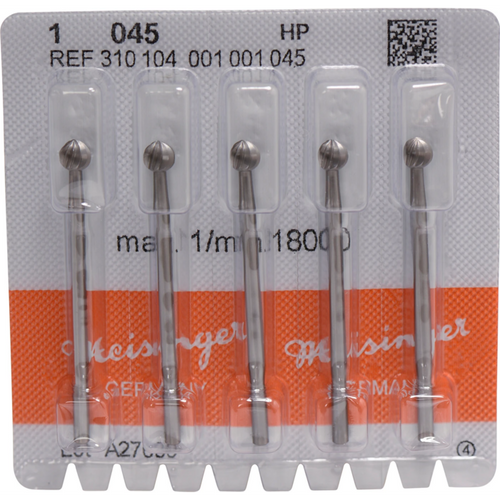 Steel drill 1 Pack of 10 pieces HP, figure 001, ISO 045