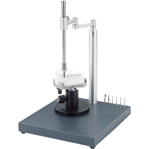 Parallelometer Piece including model holder, graphite leads and measuring accessories