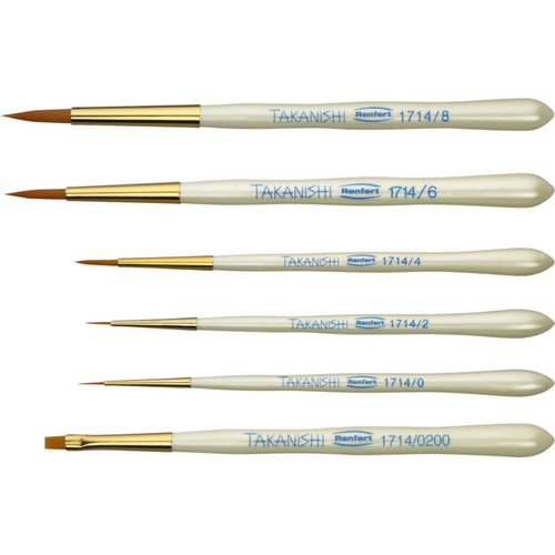 TAKANISHI brush Set 6 pieces