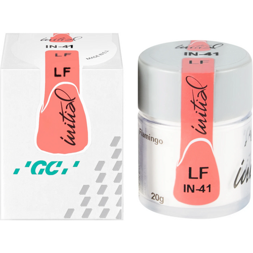 GC Initial™ LF Tin 20 g powder inside 41 flamingo