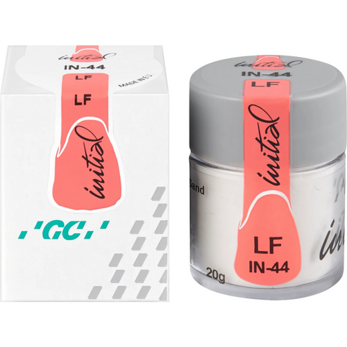 GC Initial™ LF Tin 20 g powder inside 44 sand