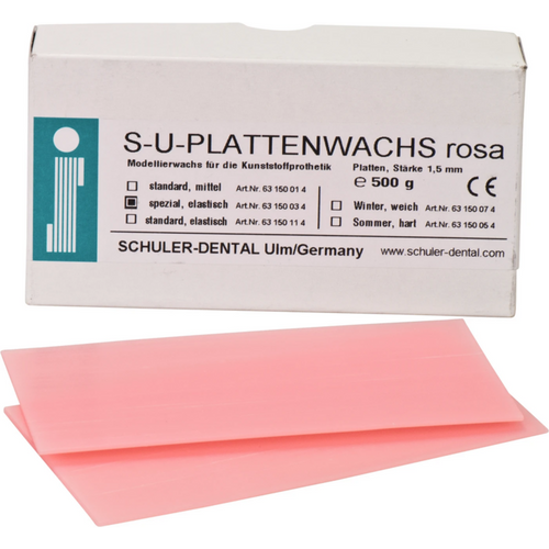 S-U-PLATE WAX  Package 500 g special, elastic