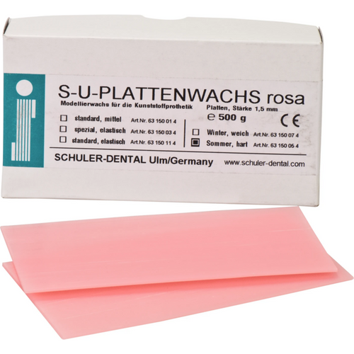 S-U-PLATE WAX  Pack 500 g summer, hard