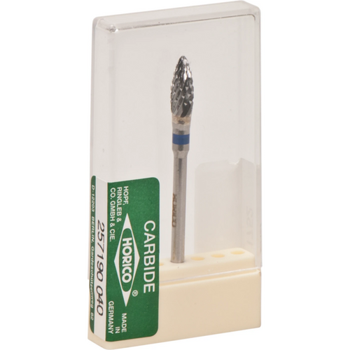 Carbide cutter 257 Cross serration, blue normal, HP, Figure 257, 9 mm, ISO 040