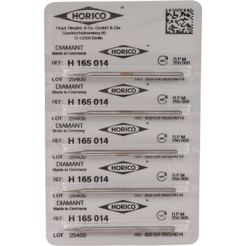 Diamond grinder H 165 Pack of 5 pieces HP, figure 165, 7 mm, ISO 014
