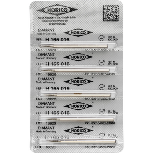 Diamond grinder H 165 Pack of 5 pieces HP, figure 165, 7 mm, ISO 016
