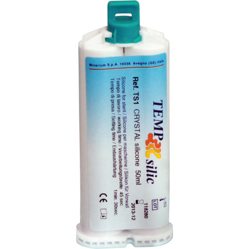 TEMP silic Piece 50 ml double cartridge, crystal