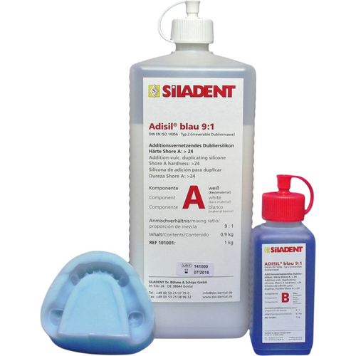 Adisil® blue Package 0.9 kg bottle A, 0.1 kg bottle B