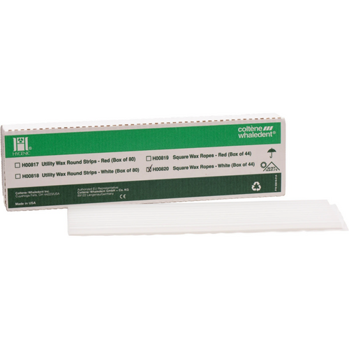 HYGENIC® waxes Pack of 44 wax strips, white, 4.8 x 279 mm