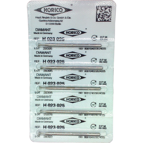 Diamond grinder H 023 piece 5 pieces HP, figure 023, 2 mm, ISO 025
