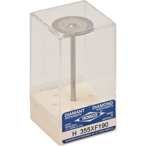 SUPERDIAFLEX® 355 piece double-sided, very flexible, yellow extra-fine, HP, figure 355 XF x-thin, 0.12 mm, ISO 190