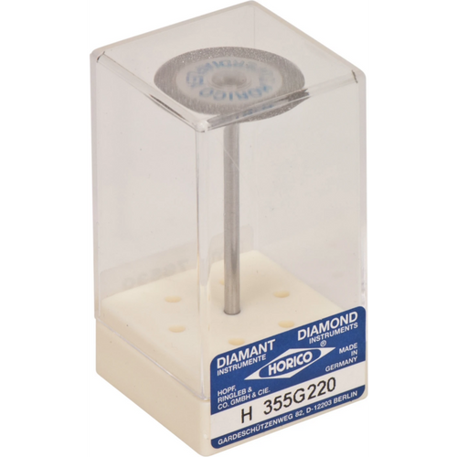 SUPERDIAFLEX® 355 piece double-sided, very flexible, green coarse, HP, figure 355 G, 0.22 mm, ISO 220