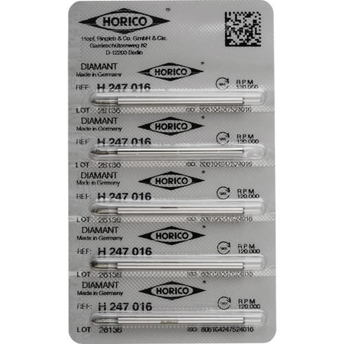 Diamond grinder H 247 Pack of 5 pieces HP, Figure 247, 5 mm, ISO 016