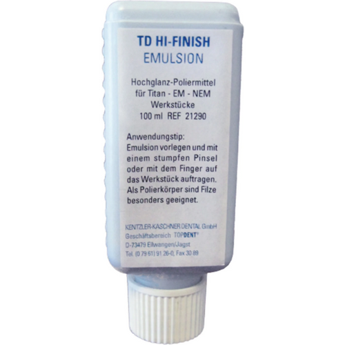 TOPDENT Hi-Finish Emulsion Bottle 100 ml