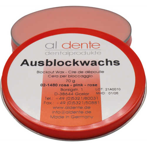 Block-out wax Tin 70 g pink (02-1480)