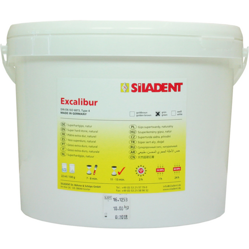 Excalibur Bucket 10 kg plaster green