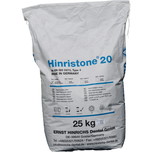 Hinristone® 20 Bag 25 kg super hard plaster golden brown