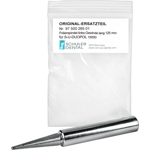 Polishing spindle for Duopol Piece long left