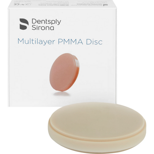 PMMA Disk piece Ø 98 mm H 16 mm, A3.5, multilayer