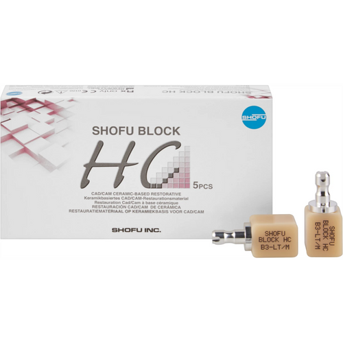 SHOFU BLOCK HC Pack of 5 pieces B3-LT, universal, 1-layer